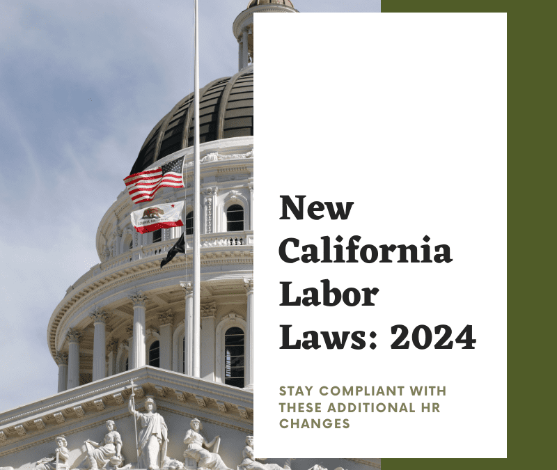 Additional Hr Labor Laws 2024 Edition New Frontier Consulting